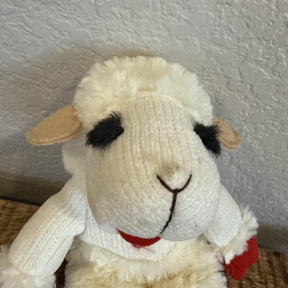 Lamb Chop Plush Aurora 2001 PBS Classic 9 Inch Bean Stuffed Animal Lambie - Picture 3 of 9